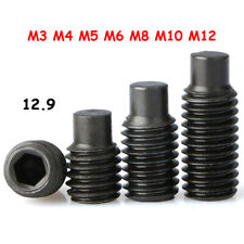 Parafusos de grub 12,9 ISK M3 M4 M5 M6 M8 M10 M12 pinos roscados DIN 915 comprimento 3-50mm comprar usado  Enviando para Brazil