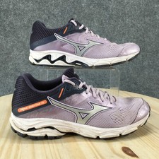 Tênis de corrida Mizuno feminino 9.5 Wave Inspire 15 roxo com cadarço parte superior baixa comprar usado  Enviando para Brazil