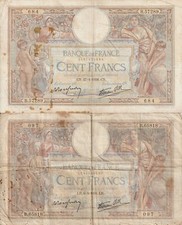 Lot billets 100 d'occasion  L'Aigle