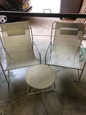 Two chairs table for sale  MANCHESTER