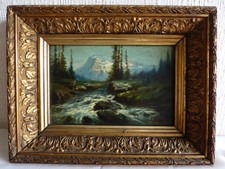 Tableau peinture ancienne d'occasion  Vaugneray
