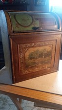 ANTIGA CAIXA DE ESPECIARIAS INÍCIO DOS ANOS 1900 NORTON BROS. LATA LITHO ROLL TOP COUNTER DISPLAY!! comprar usado  Enviando para Brazil