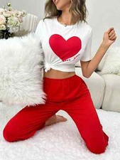 Set pigiama cuore usato  Milano