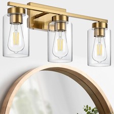Light bathroom vanity for sale  Flint
