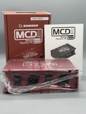 Samson S-Max MCD2 Pro Passive Stereo / Mono Direct DI Box, 18Hz–40kHz, usado comprar usado  Enviando para Brazil