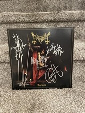 Mayhem autografado Daemon LP VINIL BANDA INTEIRA X5 BLACK METAL RARO comprar usado  Enviando para Brazil