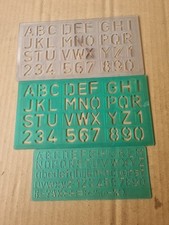 Letter number stencils for sale  MANNINGTREE