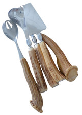 Conjunto Charmoso 5x Porção Chifre 1900 Mesa de Cozinha Aço Inoxidável Servidor de Torta de Salada comprar usado  Enviando para Brazil