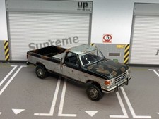 1990 Ford F-250 4x4 caminhão enferrujado resistente personalizado celeiro fundido em escala 1/64 encontrar batedor comprar usado  Enviando para Brazil