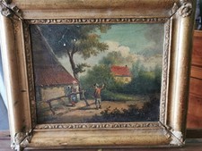 Tableau ancien xixème d'occasion  Carros