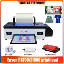 ACHI A3 DTF Printer Epson 1390 L1800 Direct to Trasnfer Film T-shirt Printing comprar usado  Enviando para Brazil