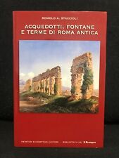 R.a.staccioli acquedotti fonta usato  Roma