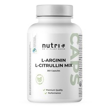 L-arginina L-cytrulina kapsułki Nutri-Plus - 360 kapsułek L-arginina + mieszanka L-cytruliny na sprzedaż  Wysyłka do Poland