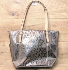 Bolsa tote Michael Kors espelho metálico monograma assinatura jet set comprar usado  Enviando para Brazil
