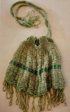Antique beaded crocheted for sale  Bellingham