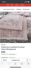 Curtains bedspread catherine for sale  LIVERPOOL