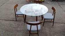Oak glass seater for sale  WATFORD