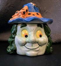 Painted ceramic witch for sale  Shelby
