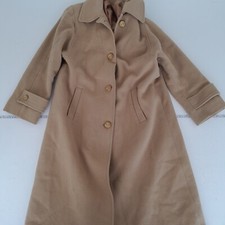 Wool coat beige for sale  WORTHING