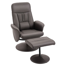 Homcom leather reclining for sale  GREENFORD