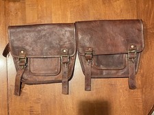 Leather motorcycle saddle for sale  Brookline