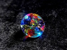 50 CT+ Cor Arco-íris Corte Redondo Topázio Místico Natural Pedra Preciosa Solta Nova, usado comprar usado  Enviando para Brazil