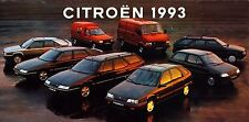 Citroen Gamme 1993 catalogue brochure rare AX BX XM ZX C15 na sprzedaż  PL
