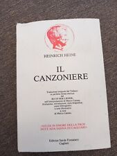 Libro canzoniere heinrich usato  Cagliari