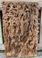 Asiatische holzschnitzerei kle gebraucht kaufen  Heiligenhafen