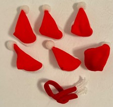 Chapéus e cachecol em miniatura de Natal do meio do século Papai Noel - Roupas de boneca Natal, usado comprar usado Chapéus e cachecol em miniatura de Natal do meio do século Papai Noel - Roupas de boneca Natal, usado comprar usado  Enviando para Brazil