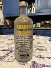 Bottiglia vuota absolut usato  Piancastagnaio