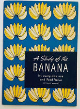 A Study of the Banana 1942 Anthropomorphic Recipes Menus Nutrition Info comprar usado  Enviando para Brazil