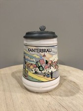 Chope bière couvercle d'occasion  Bourgoin-Jallieu