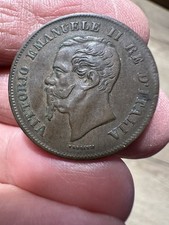 Centesimi 1861 regno usato  Roma