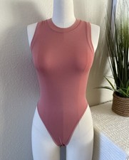 Usado, Bodysuit Feminino Moda Boutique Rosa Regata Macia Suave Elástico Tamanho P/M  comprar usado  Enviando para Brazil