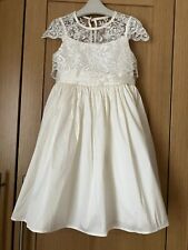 Girls ivory lace for sale  OSSETT