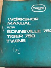 Triumph workshop manual for sale  HITCHIN