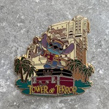 DISNEY DLRP TORRE DO TERROR PIN CRACHÁ PONTO COMO UM MENSAGEIRO EM PÉ NA BAGAGEM comprar usado  Enviando para Brazil