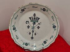 Belle assiette faience d'occasion  Gien