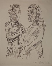 Skar kokoschka lithographie gebraucht kaufen  Gengenbach