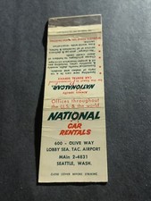 Vintage matchbook national for sale  Skokie