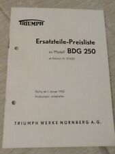 Triumph ersatzteile preisliste gebraucht kaufen  Wiesloch