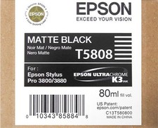 Usado, Novo Tanque de Tinta Genuíno Epson T5808 Preto Fosco Epson Stylus Pro 3800 80ml comprar usado  Enviando para Brazil