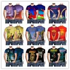 Camisetas femininas/homens de manga curta moda estampa 3D Uriah Heep Band comprar usado  Enviando para Brazil