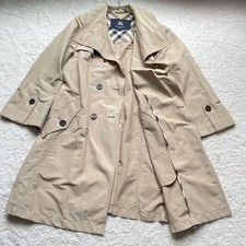Trench coat Burberry London bege algodão com Nova Check feminino tamanho 42/EUA:M autêntico comprar usado  Enviando para Brazil