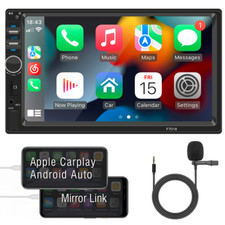 Rádio de carro duplo 2 din 7” estéreo tela sensível ao toque para carro Apple CarPlay Android Auto BT comprar usado  Enviando para Brazil
