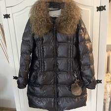 Daunenmantel schwarz aubergine gebraucht kaufen  Nürnberg