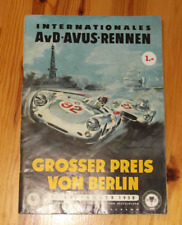 1958 programm avus gebraucht kaufen  Herzberg am Harz