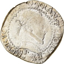 Usado, [#844513] Moneda, Francia, Henri III, Demi Franc, 1579, Limoges, BC+, Plata, Som comprar usado  Enviando para Brazil