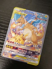 Tarjeta Pokémon personalizada Charizard y Pikachu Tag Team segunda mano  Embacar hacia Mexico